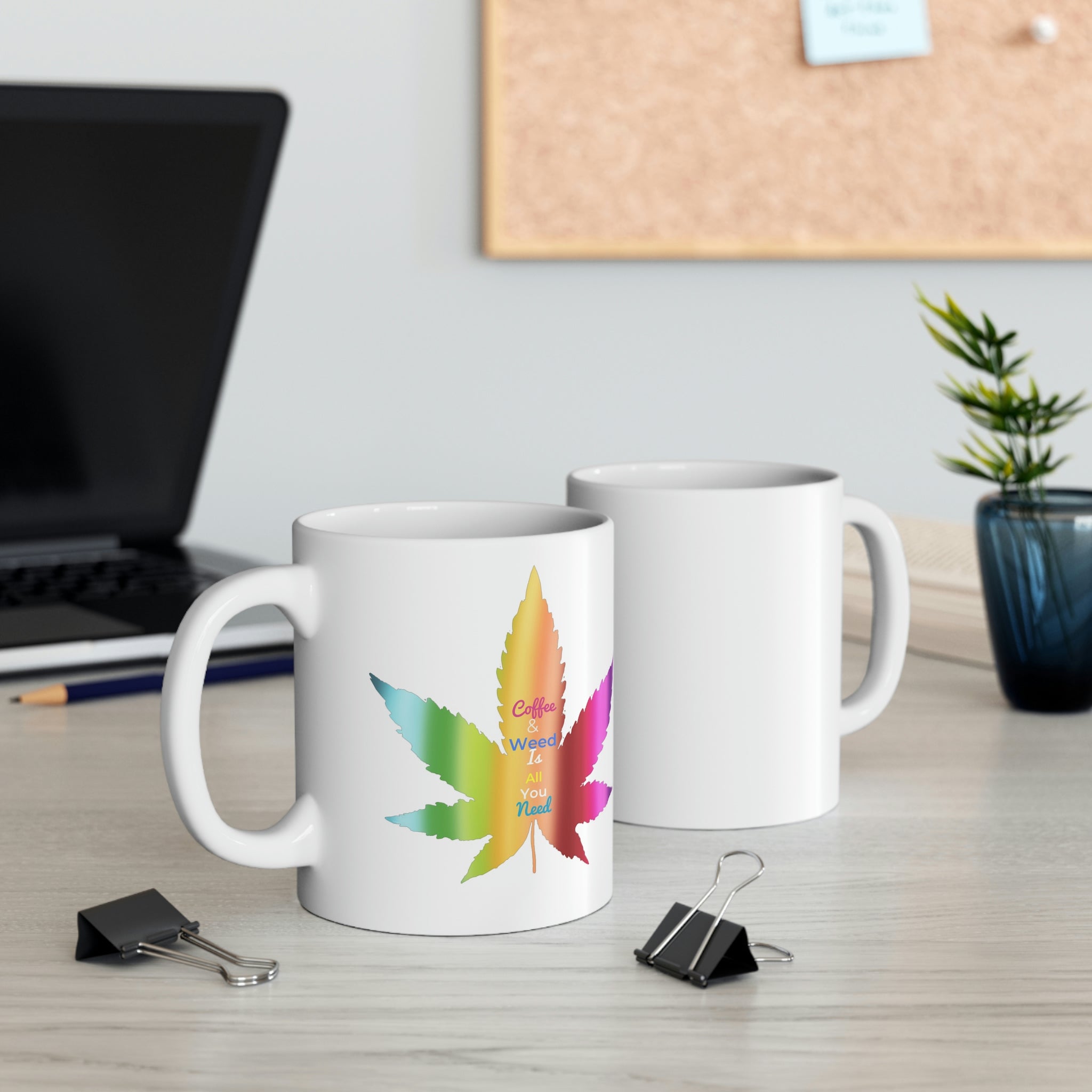 Coffee & Weed Ceramic Mug 11oz