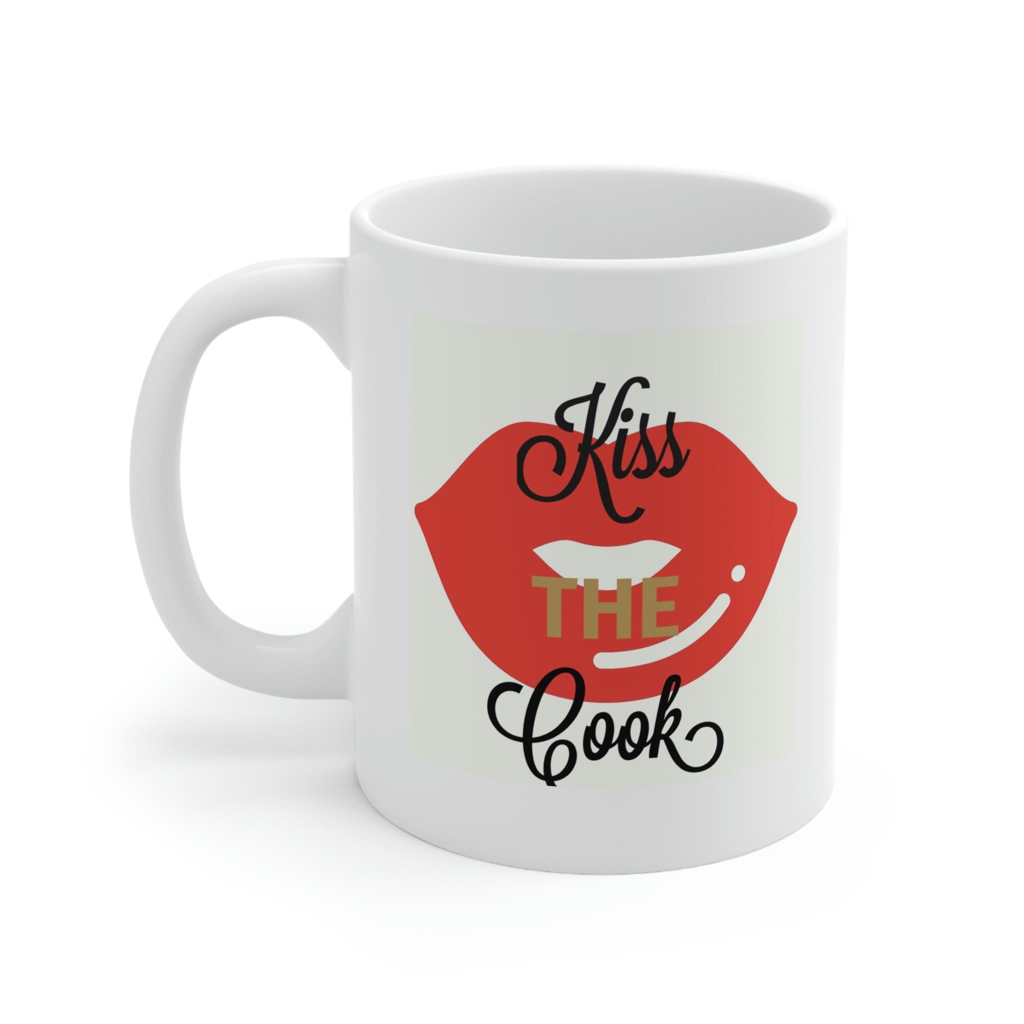 Kiss the Cook Ceramic Mug 11oz