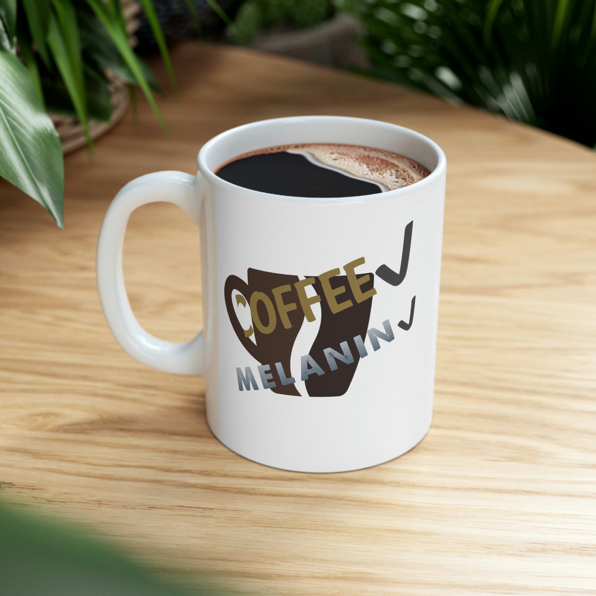 Coffee & Melanin Ceramic Mug 11oz